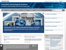 Tablet Screenshot of kolektorautomation.com